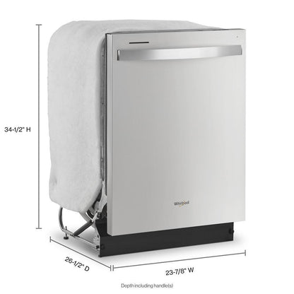 WHIRLPOOL WDT540HAMZ 55 Dba Fingerprint Resistant Quiet Dishwasher With Boost Cycle