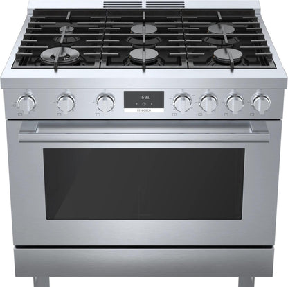 BOSCH HGS8655UC 800 Series Gas Freestanding Range 36'' Stainless Steel Hgs8655uc
