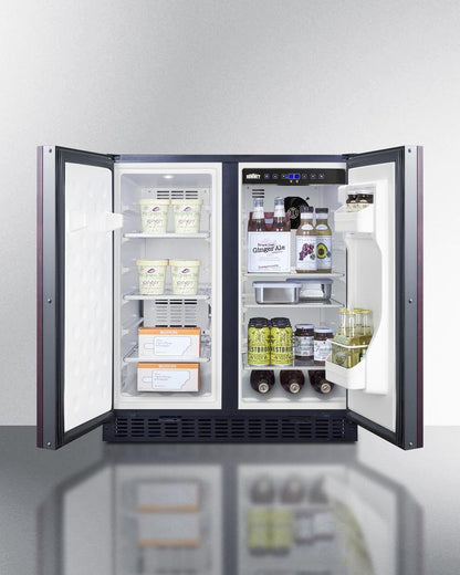 SUMMIT FFRF3070BIF Frost-free Side-by-side Refrigerator-freezer for Built-in or FREEST...