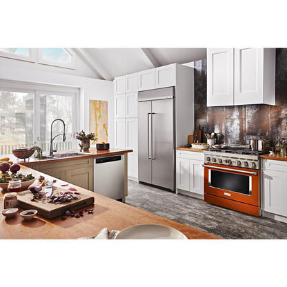 KITCHENAID KFGC506JSC Kitchenaid 36'' Smart Commercial-style Gas Range With 6 Burners ...