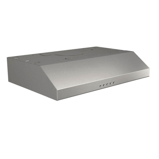 BROAN BCSQ130SS Broan Glacier 30"" 300 Cfm 1.5 Sones Stainless Steel Range Hood