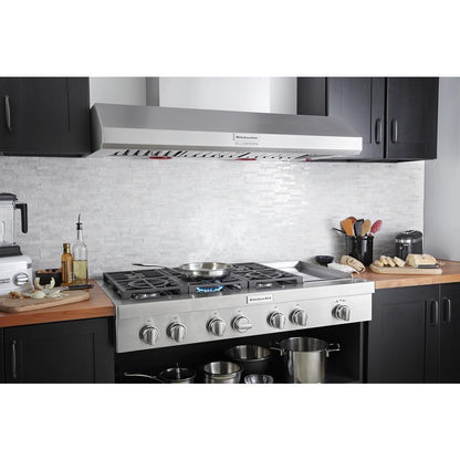 KITCHENAID KCGC558JSS Kitchenaid 48'' 6-burner Commercial-style Gas Rangetop With GRID...
