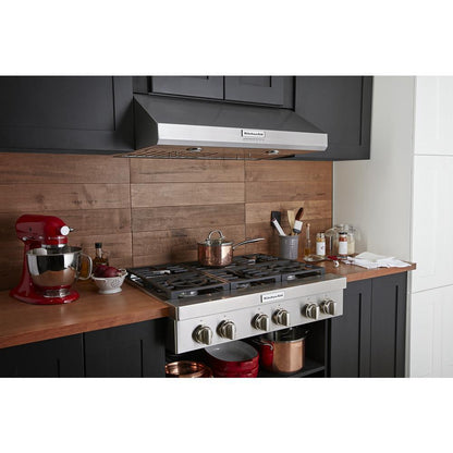 KITCHENAID KCGC506JSS Kitchenaid 36'' 6-burner Commercial-style Gas Rangetop - STAINLE...