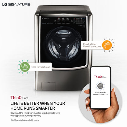LG WM9500HKA LG Signature: 5.8 Cu. Ft. MEGA Capacity Washer