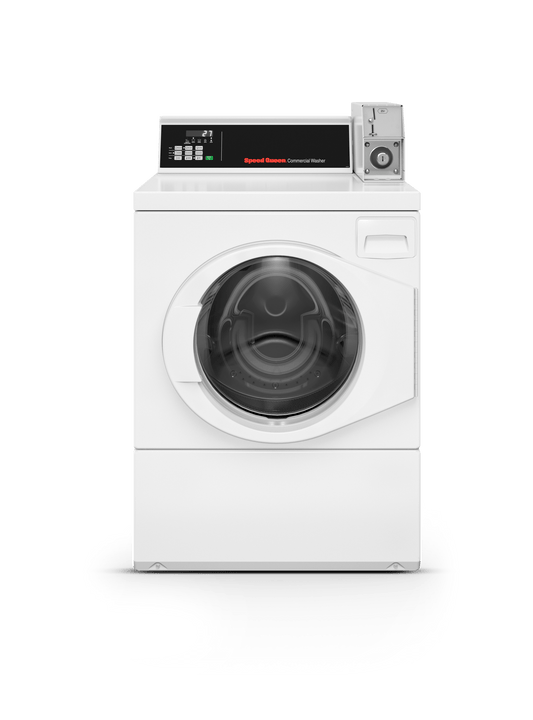 SPEED QUEEN FV6000WN Speed Queen Light Commercial Coin Drop Rear Control Front Load Washer