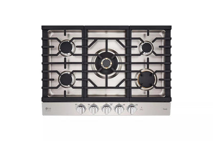LG CBGS3028S LG 30"" Gas Cooktop With Superboil