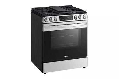 LG LSGL5833F 5.8 Cu Ft. Smart Wi-fi Enabled Fan Convection Gas Slide-in Range WI...