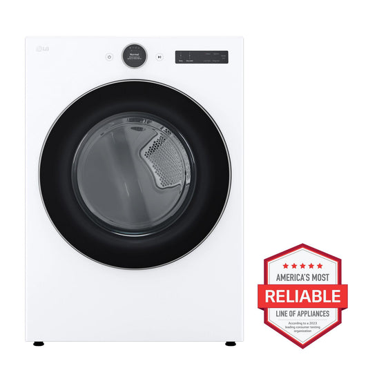 LG DLEX5500W 7.4 Cu. Ft. Ultra Large Capacity Smart Front Load Electric Energy S...