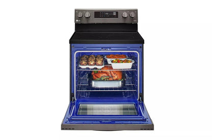 LG LREL6323D 6.3 Cu Ft. Smart Wi-fi Enabled Fan Convection Electric Range With A...