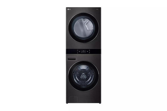 LG WKEX300HBA LG Washtower Smart Front Load 5.0 Cu. Ft. Washer and 7.4 Cu. FT...
