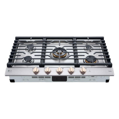 LG CBGS3628N LG Studio 36"" Ultraheat Gas Cooktop With Easyclean