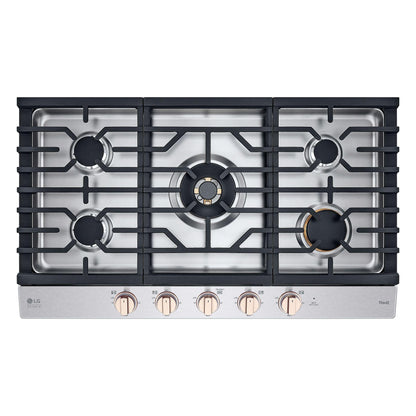 LG CBGS3628N LG Studio 36"" Ultraheat Gas Cooktop With Easyclean