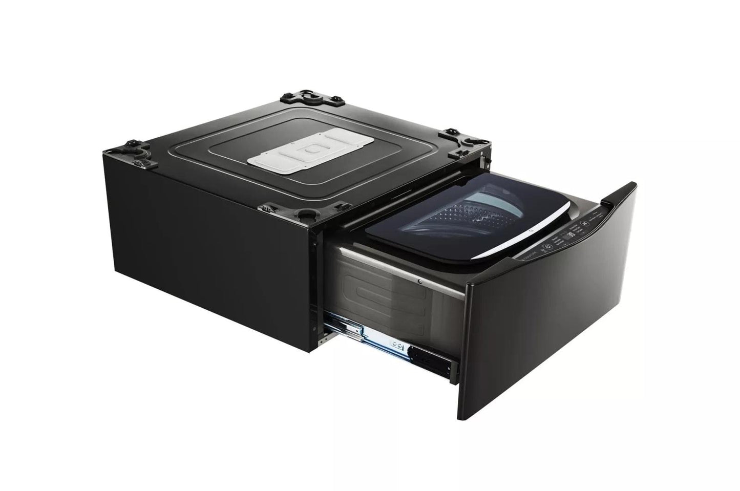 LG WD205CK LG Signature: 1.0 Cu. Ft. LG Sidekick Pedestal Washer, LG Twinwash ...