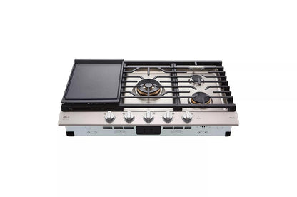 LG CBGS3628S LG Studio 36'' Gas Cooktop