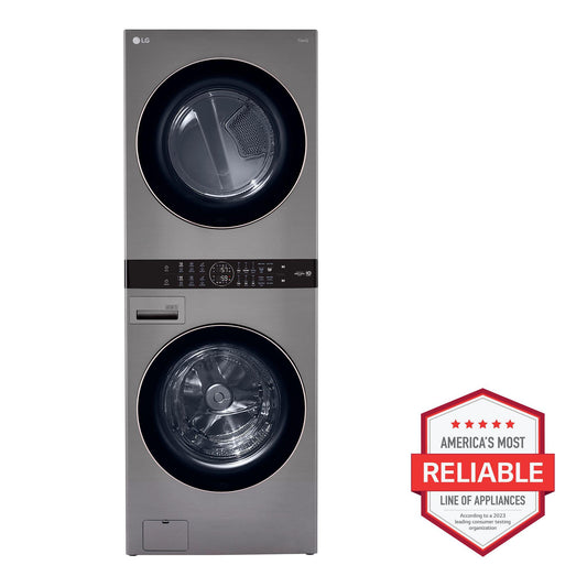 LG WKG101HVA Single Unit Front Load LG Washtower With Center Control 4.5...
