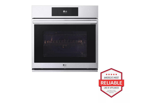 LG WSES4728F LG Studio 4.7 Cu. Ft. Smart Instaview Electric Single Built-in W...