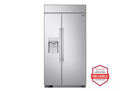 LG SRSXB2622S LG Studio 26 Cu. Ft. Smart Side-by-side Built-in Refrigerator With ...