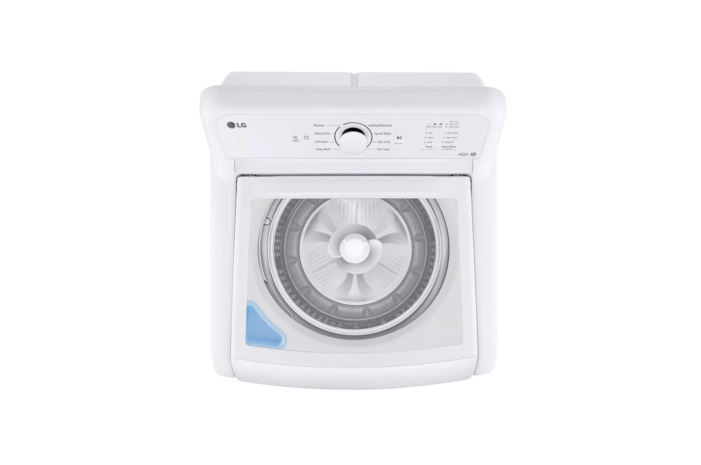 LG WT6105CW 4.1 Cu. Ft. Capacity Top Load Washer With Agitator and Slamproof GL...