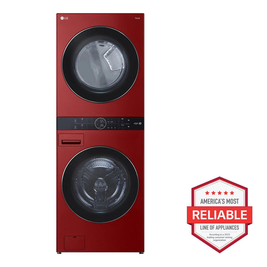 LG WKGX201HRA Single Unit Front Load LG Washtower With Center Control 4.5...