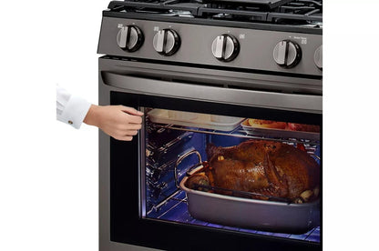 LG LRGL5825D LG 5.8 Cu Ft. Gas Single Thinq Instaview Range With Air Fry