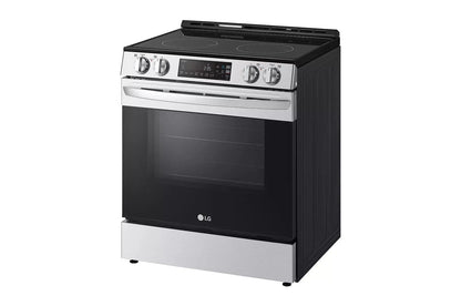 LG LSEL6331F 6.3 Cu Ft. Smart Wi-fi Enabled Electric Slide-in Range With EASYCLE...