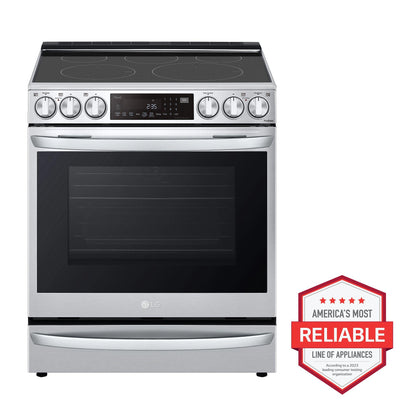 LG LSEL6337F 6.3 Cu Ft. Smart Wi-fi Enabled Probake Convection Instaview E...