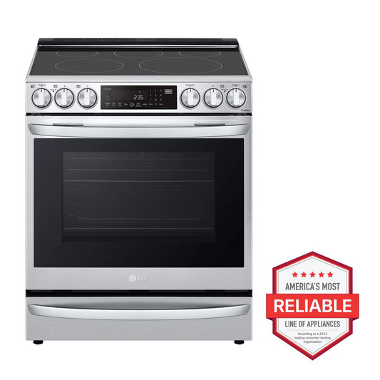 LG LSEL6337F 6.3 Cu Ft. Smart Wi-fi Enabled Probake Convection Instaview E...