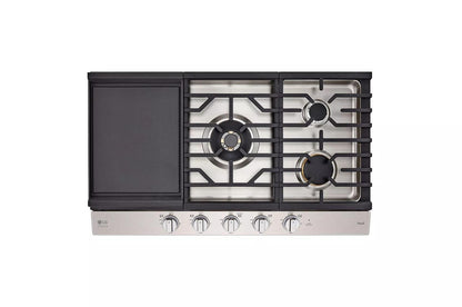 LG CBGS3628S LG Studio 36'' Gas Cooktop