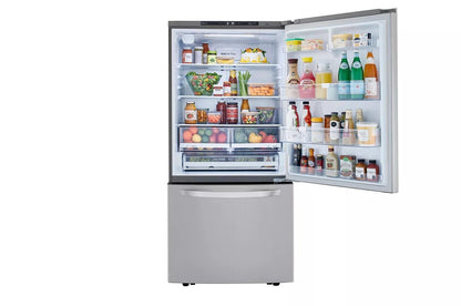 LG LRDCS2603S LG 26 Cu. Ft. Bottom Freezer Refrigerator