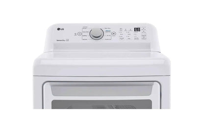 LG DLE7150W 7.3 Cu. Ft. Ultra Large Capacity Electric Dryer With Sensor Dry TEC...