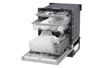 LG LDPH5554S Smart Top-control Dishwasher With 1-hour Wash & Dry, Quadwash PR...
