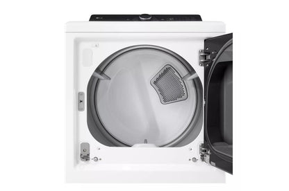 LG DLE8400WE 7.3 Cu. Ft. Ultra Large Capacity Rear Control Electric Dryer With L...