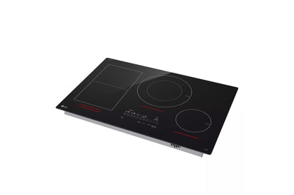 LG CBIH3017BE LG 30"" Smart Induction Cooktop With Ultraheat 5.0KW Element