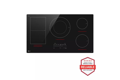 LG CBIH3617BE LG 36"" Smart Induction Cooktop With Ultraheat 5.0KW Element