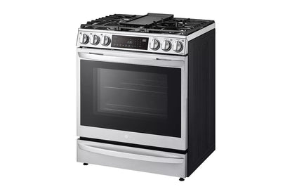 LG LSGL6337F 6.3 Cu Ft. Smart Wi-fi Enabled Probake Convection Instaview G...