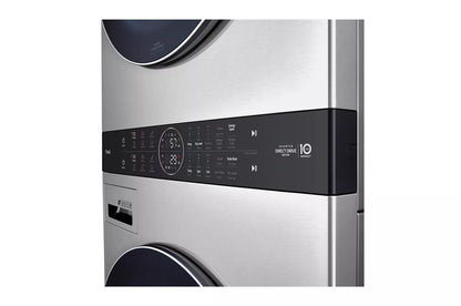 LG WSGX201HNA LG Studio Single Unit Front Load Washtower With Center CONTROL(...