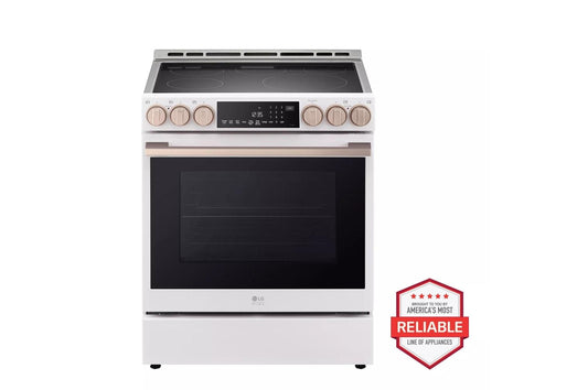 LG LSES6338N LG Studio 6.3 Cu. Ft. Instaview Electric Slide-in Range With PRO...