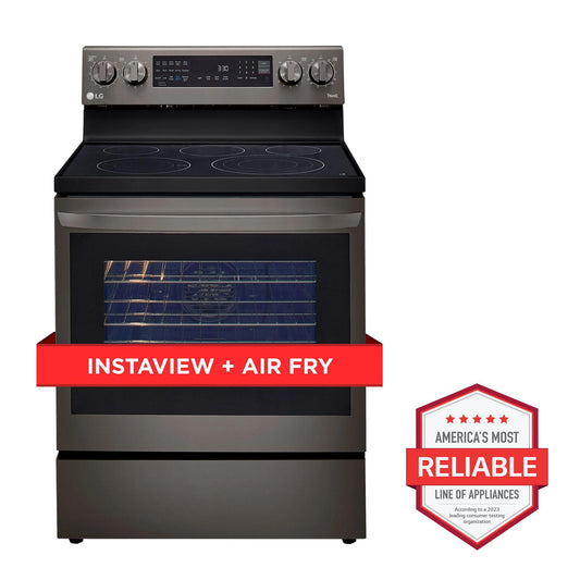 LG LREL6325D 6.3 Cu Ft. Smart Wi-fi Enabled Electric Single Oven Instaview R...