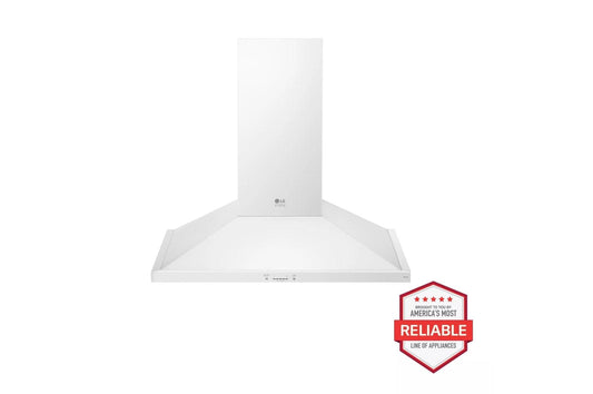 LG LSHD3080N LG Studio, 30"" Chimney Style Hood, Essence White