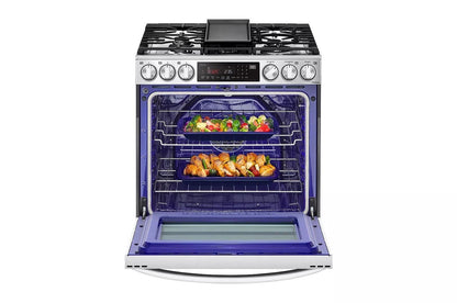 LG LSGL6337F 6.3 Cu Ft. Smart Wi-fi Enabled Probake Convection Instaview G...