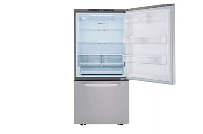 LG LRDCS2603S LG 26 Cu. Ft. Bottom Freezer Refrigerator