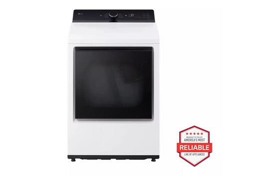 LG DLG8401WE 7.3 Cu. Ft. Ultra Large Capacity Rear Control Gas Dryer With LG EAS...