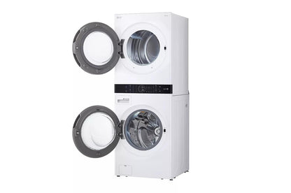 LG WKGX201HWA Single Unit Front Load LG Washtower With Center Control 4.5...
