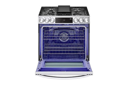 LG LSDL6336F 6.3 Cu. Ft. Smart Wi-fi Enabled Probake Convection Instaview ...