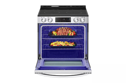 LG LSEL6331F 6.3 Cu Ft. Smart Wi-fi Enabled Electric Slide-in Range With EASYCLE...