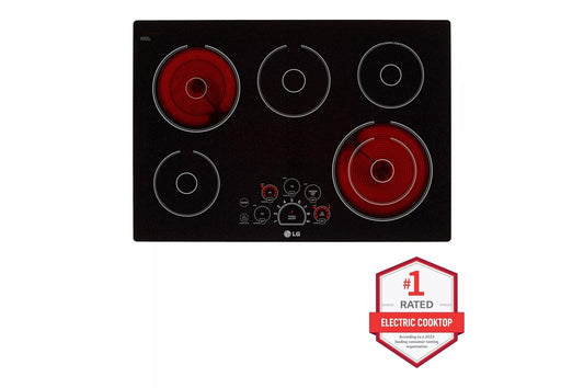 LG LCE3010SB LG 30"" Radiant Cooktops