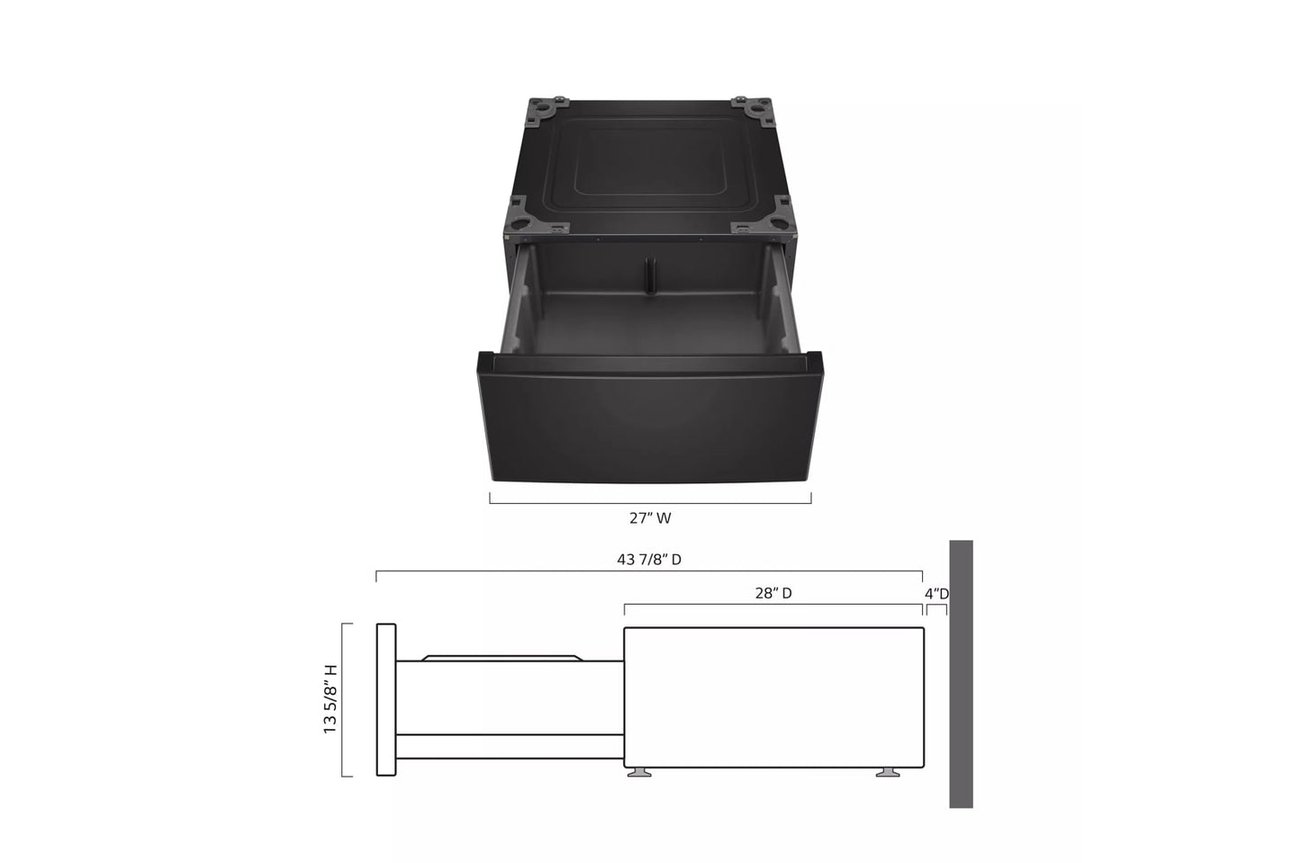 LG WDP6B LG Pedestal Storage Drawer