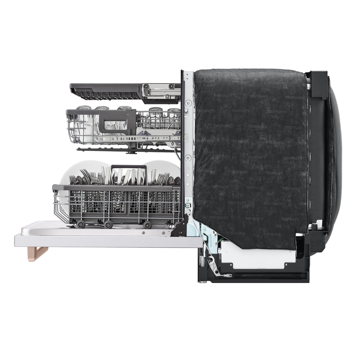LG SDWB24W3 LG Studio Smart Top Control Dishwasher With 1-hour Wash & Dry, QUAD...