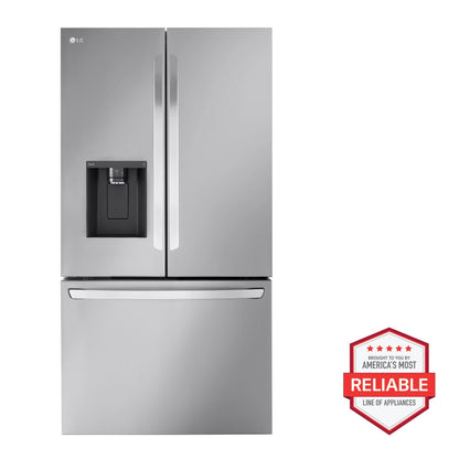 LG LRFXC2606S 26 Cu. Ft. Smart Counter-depth Max Refrigerator With Dual Ice Makers