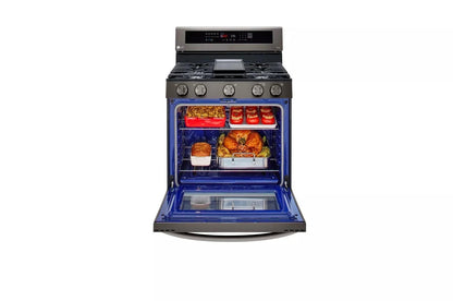 LG LRGL5825D LG 5.8 Cu Ft. Gas Single Thinq Instaview Range With Air Fry